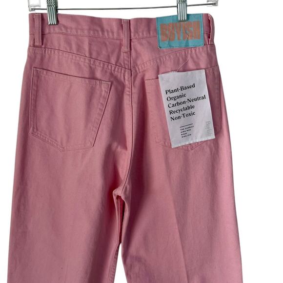 NWOT Boyish - The Charley Wide Leg Tickled Pink Jeans – Sz 27 - Picture 9 of 13